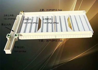 China Moldes concretos superficiales lisos del poste de la cerca, moldes plásticos de la cerca del cemento del ABS proveedor