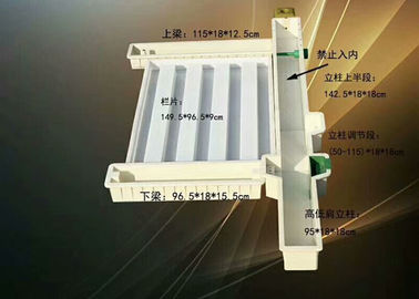 China El panel concreto plástico de la cerca moldea resistencia de abrasión de alta resistencia superficial lisa proveedor