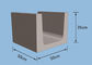 El tipo plástico canal concreto de U del molde del dren del cemento bloquea moldes 50 * 50 * 35cm proveedor