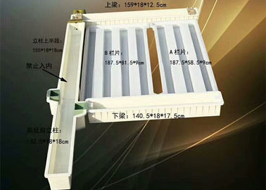 China El panel concreto plástico de la cerca de la inyección moldea la estructura y el artículo estables proveedor